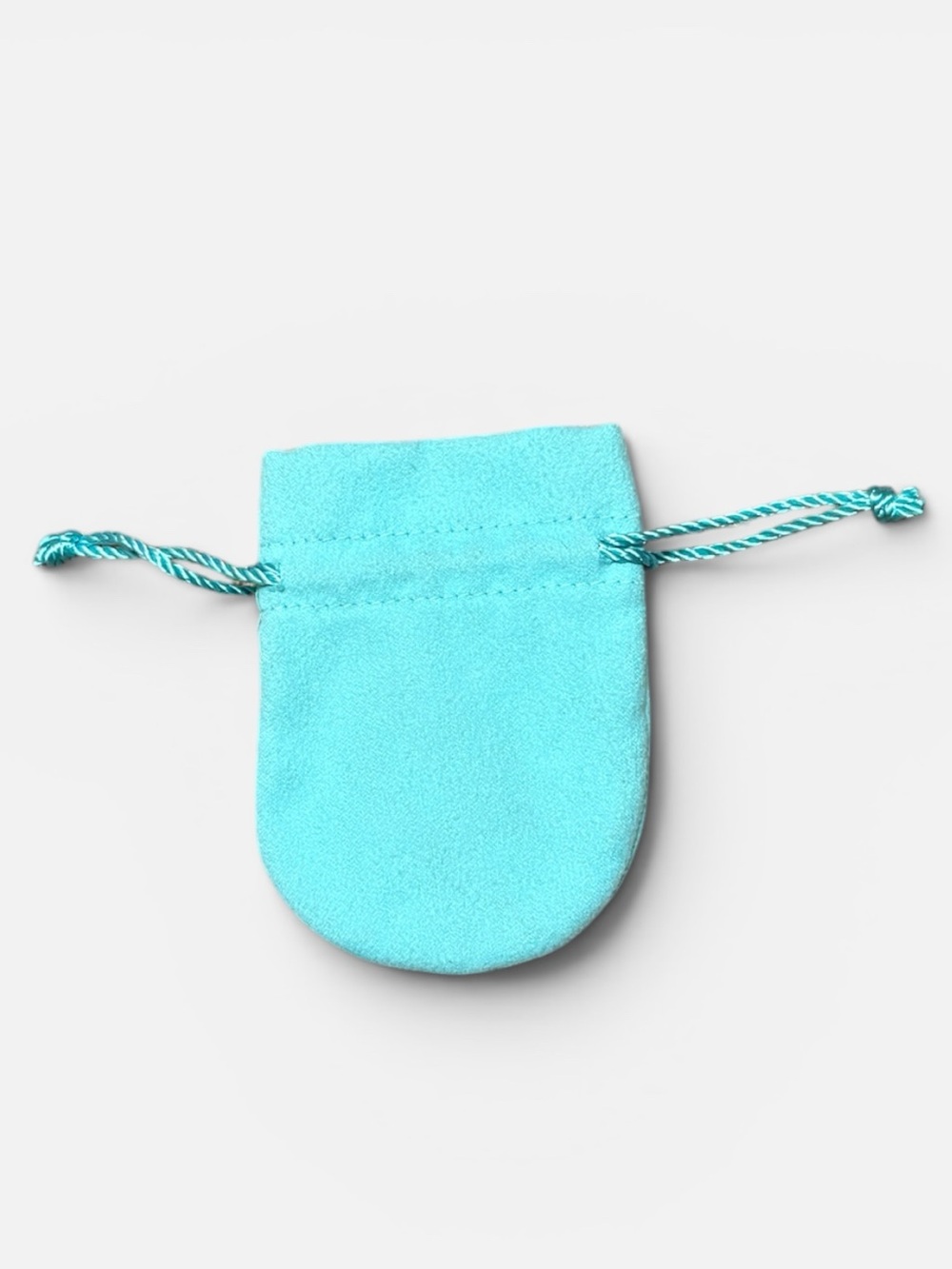 Tiffany & Co. Small Signature Blue Drawstring Jewelry Pouch - Picture 2 of 3